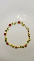 Red & Green Viral- Fairy Tulip Bracelet