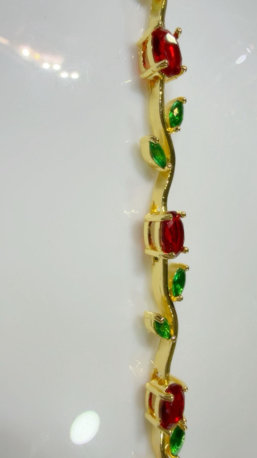 Red & Green Viral- Fairy Tulip Bracelet